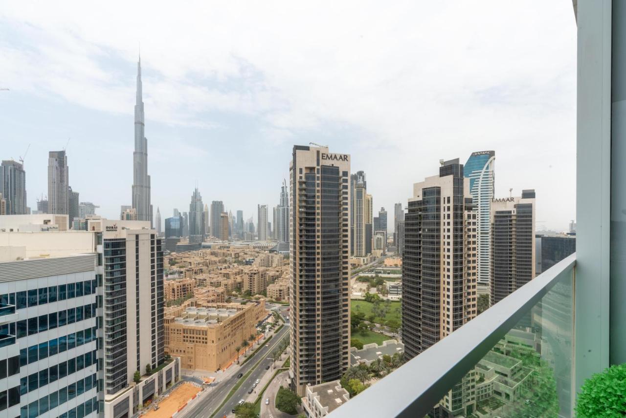 Ultimate Stay / 4 Beds / Burj Khalifa View / Ultra Modern / Business Bay Dubaj Zewnętrze zdjęcie